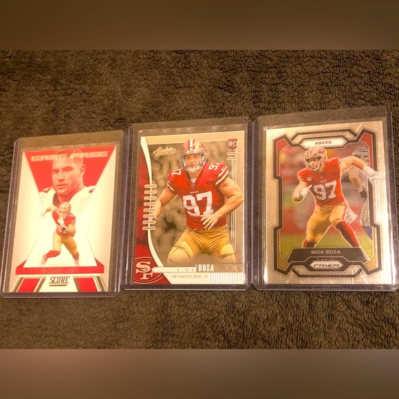 Nick Bosa Rookie Card 2019 Panini Absolute & Score 2021 (San Francisco 4… - Picture 1 of 2